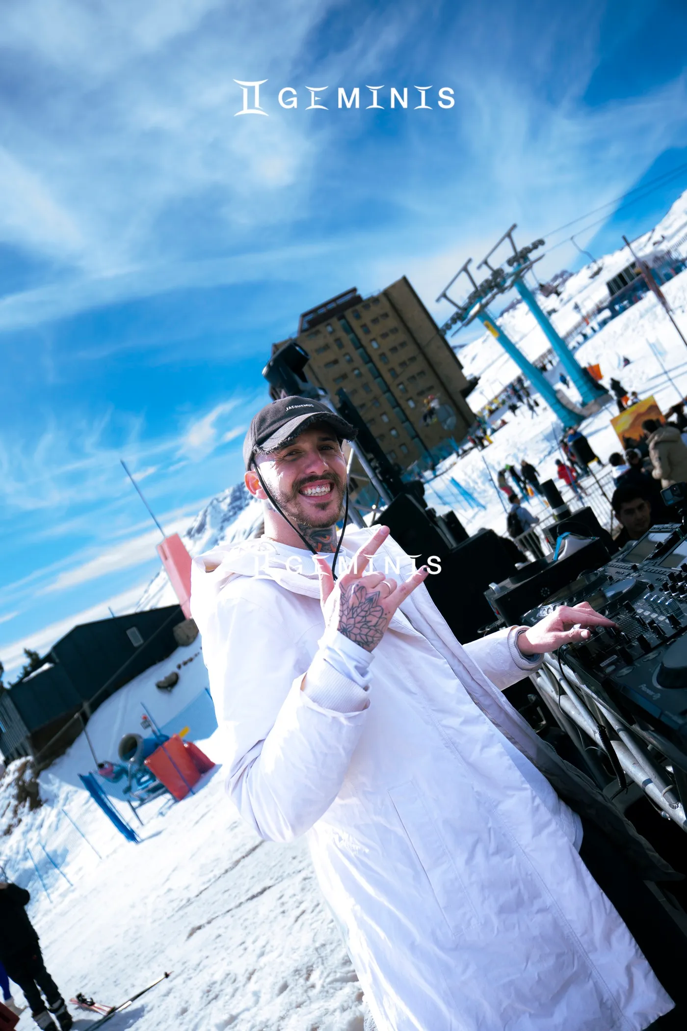 DJ animando a Winter Session